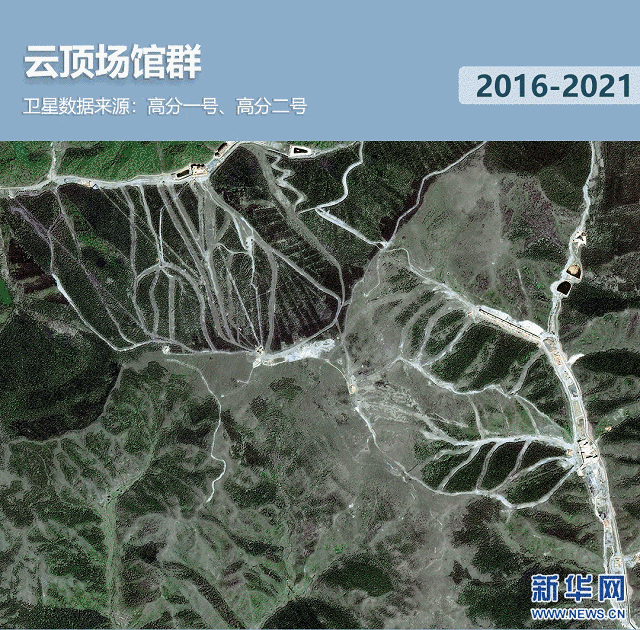衛(wèi)星見證，這里如何變身“冬奧小城”