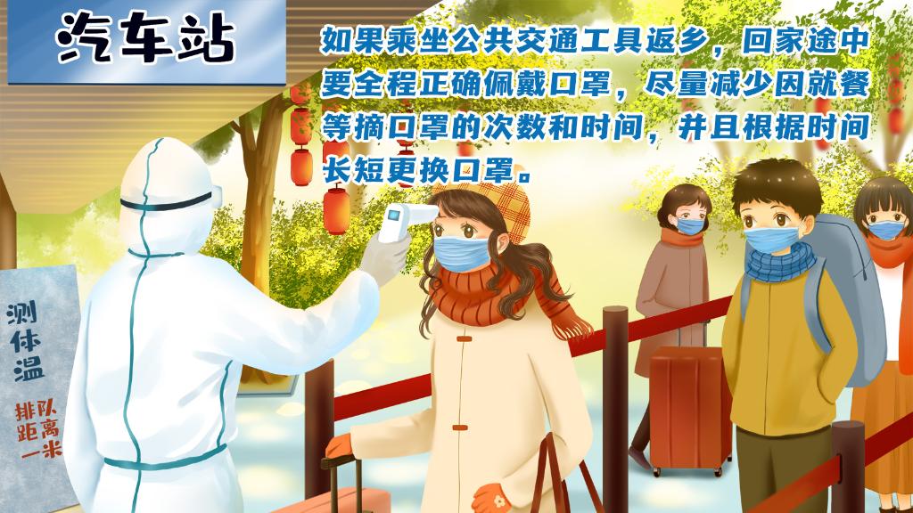 春運進行時，人在旅途如何做好防護？