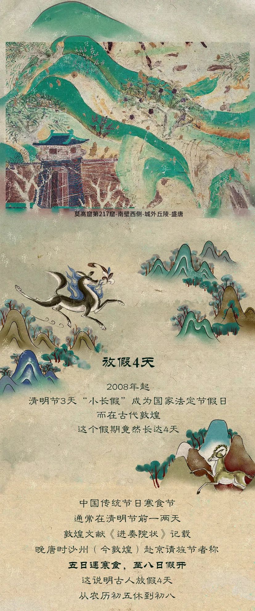 敦煌壁畫(huà)里的清明，不止雨紛紛