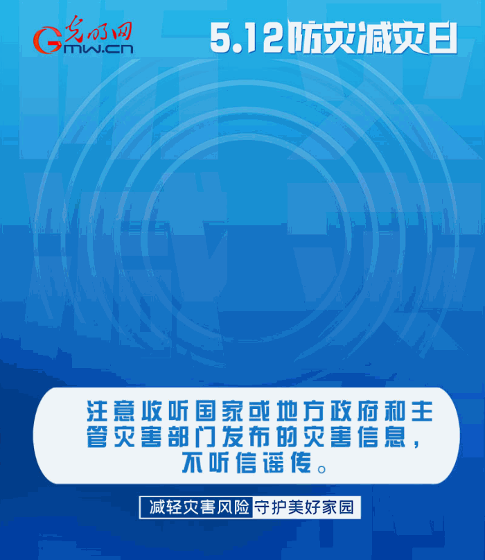 【動(dòng)態(tài)海報(bào)】減輕災(zāi)害風(fēng)險(xiǎn)，從這10個(gè)字開始