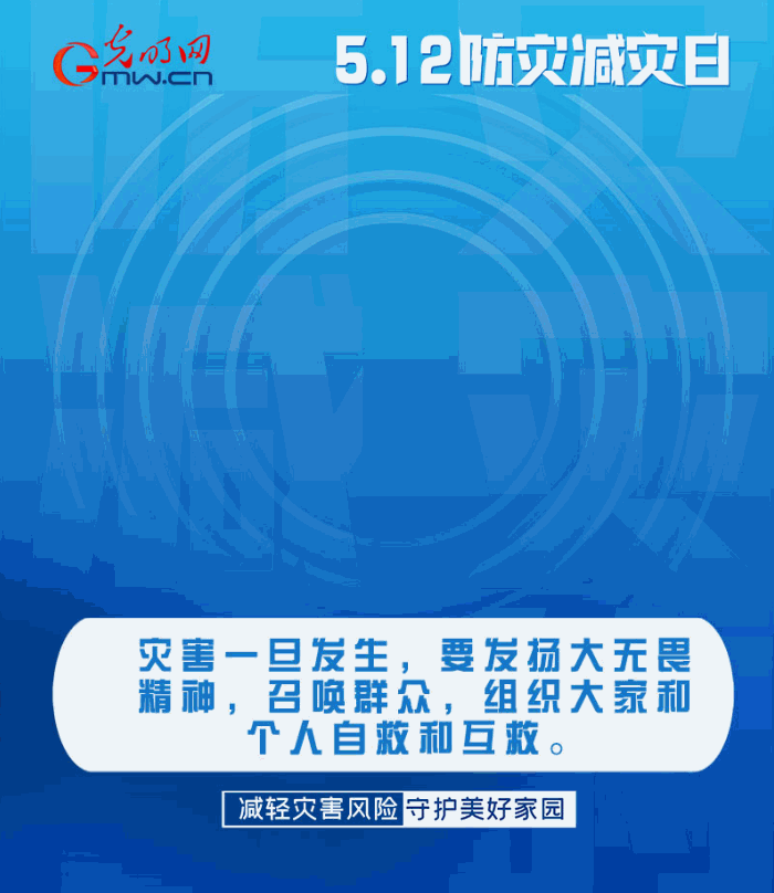 【動(dòng)態(tài)海報(bào)】減輕災(zāi)害風(fēng)險(xiǎn)，從這10個(gè)字開始