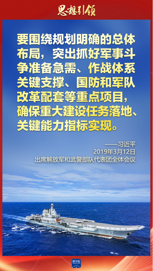 思想引領｜兩會上，習主席這樣談強軍之路
