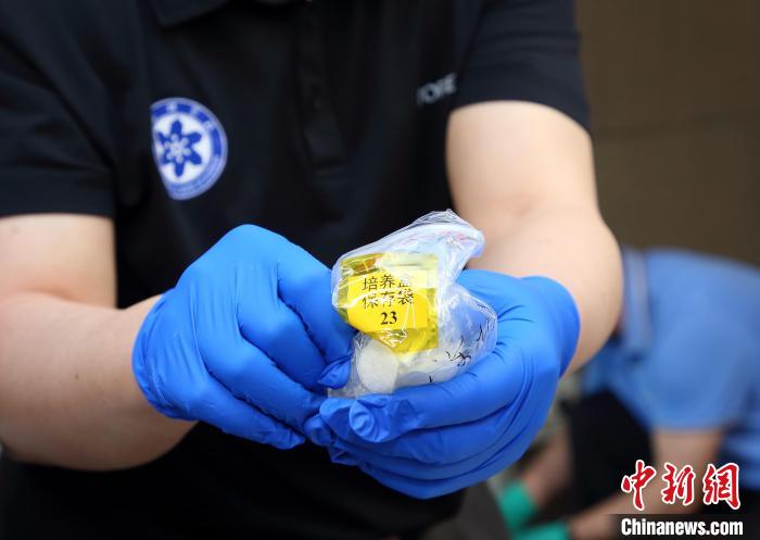 隨神舟十五號返回地面的空間科學(xué)實驗樣品。　中科院空間應(yīng)用中心 供圖
