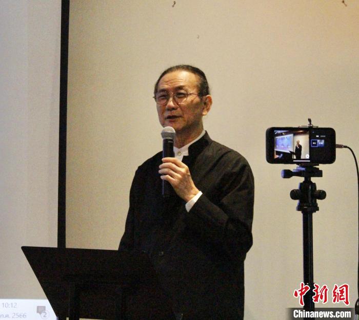 泰國泰中商務(wù)委員會主席邱威功致辭。<a target='_blank' href='/' _fcksavedurl='/'><p  align=