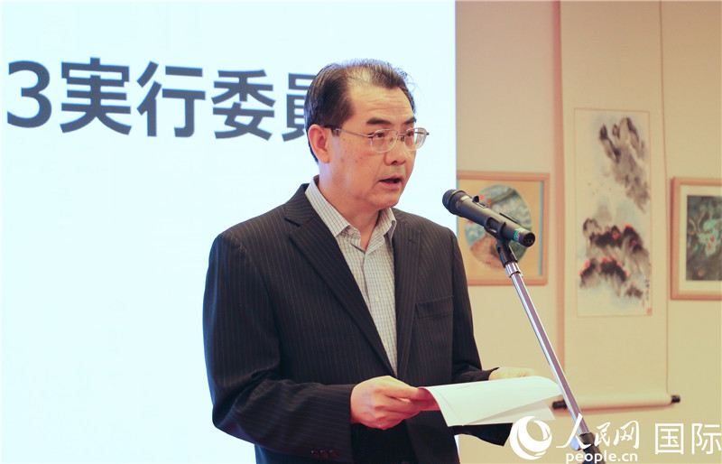 中國駐日本大使吳江浩致辭。人民網(wǎng) 許可攝