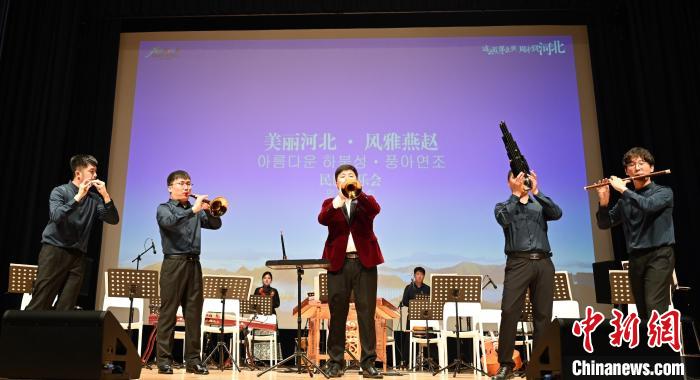 圖為音樂會(huì)現(xiàn)場(chǎng)?！∈谞栔袊幕行墓﹫D