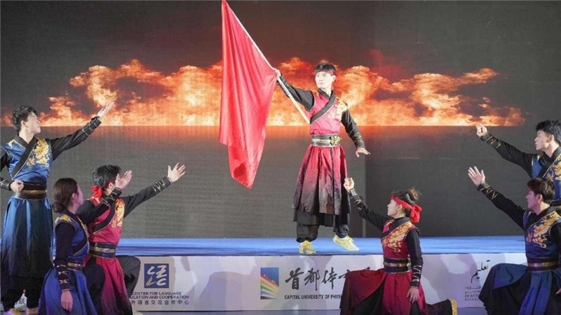 圖為“華夏風 功夫情”演出場景，中國駐阿聯(lián)酋大使館供圖