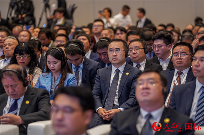 2023中國（浙江）—泰國合作交流會現(xiàn)場。普拉維攝