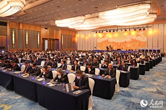 與會嘉賓濟濟一堂。人民網(wǎng)記者 陳博攝