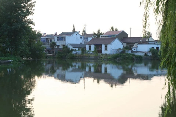 江蘇省揚(yáng)州市寶應(yīng)縣柳堡鎮(zhèn)團(tuán)莊村村景。江蘇鄉(xiāng)村規(guī)劃建設(shè)研究會供圖