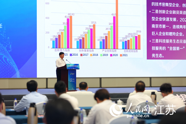2022南京江北新區(qū)創(chuàng)新活力指數(shù)發(fā)布。江北新區(qū)供圖