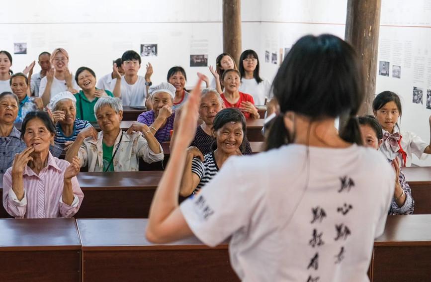 天津大學(xué)實(shí)踐隊(duì)開展暑期社會(huì)實(shí)踐。天津大學(xué)供圖
