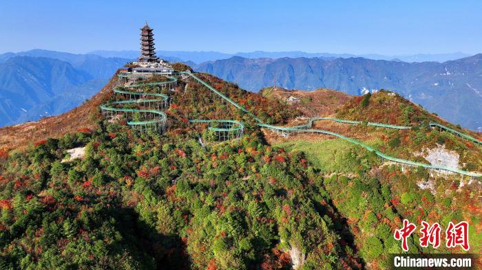 巴山大峽谷彩林迎來最佳觀賞期?！∫κ?攝