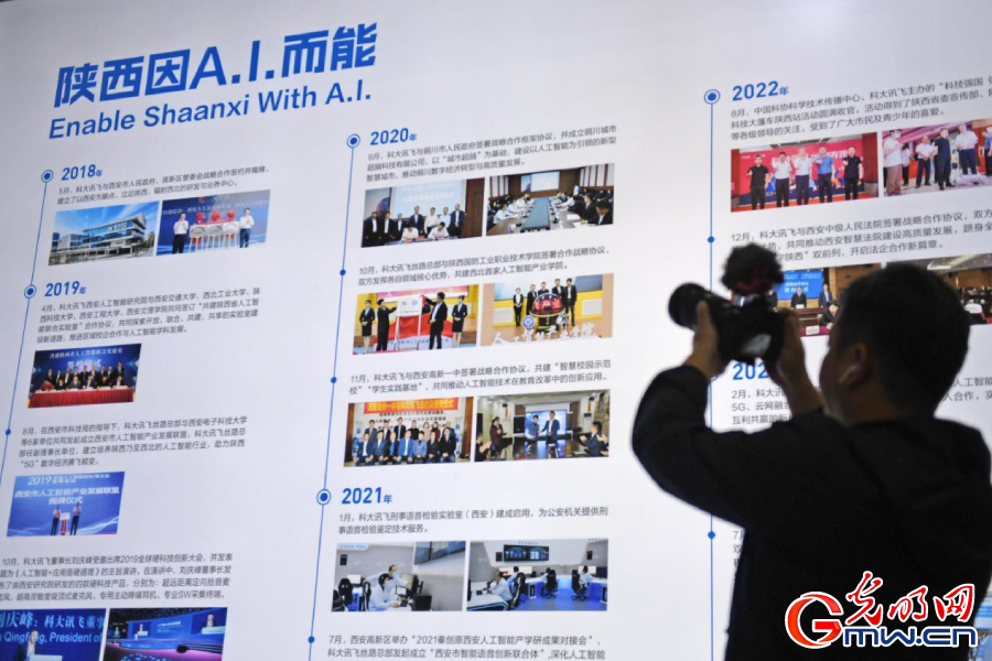 組圖丨AI、網(wǎng)絡(luò)安全、跨境電商……數(shù)字經(jīng)濟(jì)如此 “陜”耀
