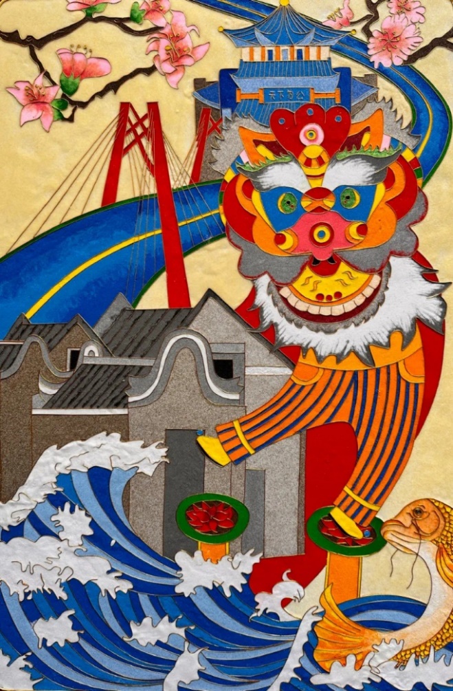 中小學(xué)生創(chuàng)新創(chuàng)意設(shè)計(jì)成果首次登上文博會(huì)。參展觀眾供圖
