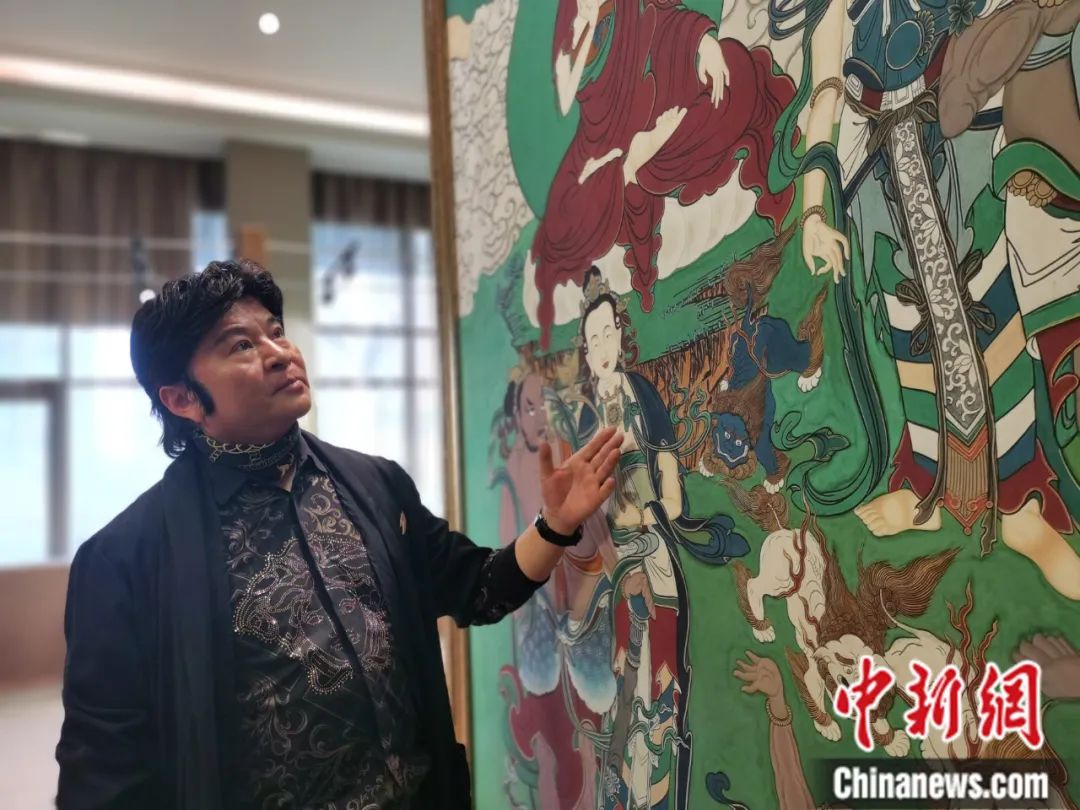 國(guó)家一級(jí)美術(shù)師劉觖。張?zhí)砀?攝